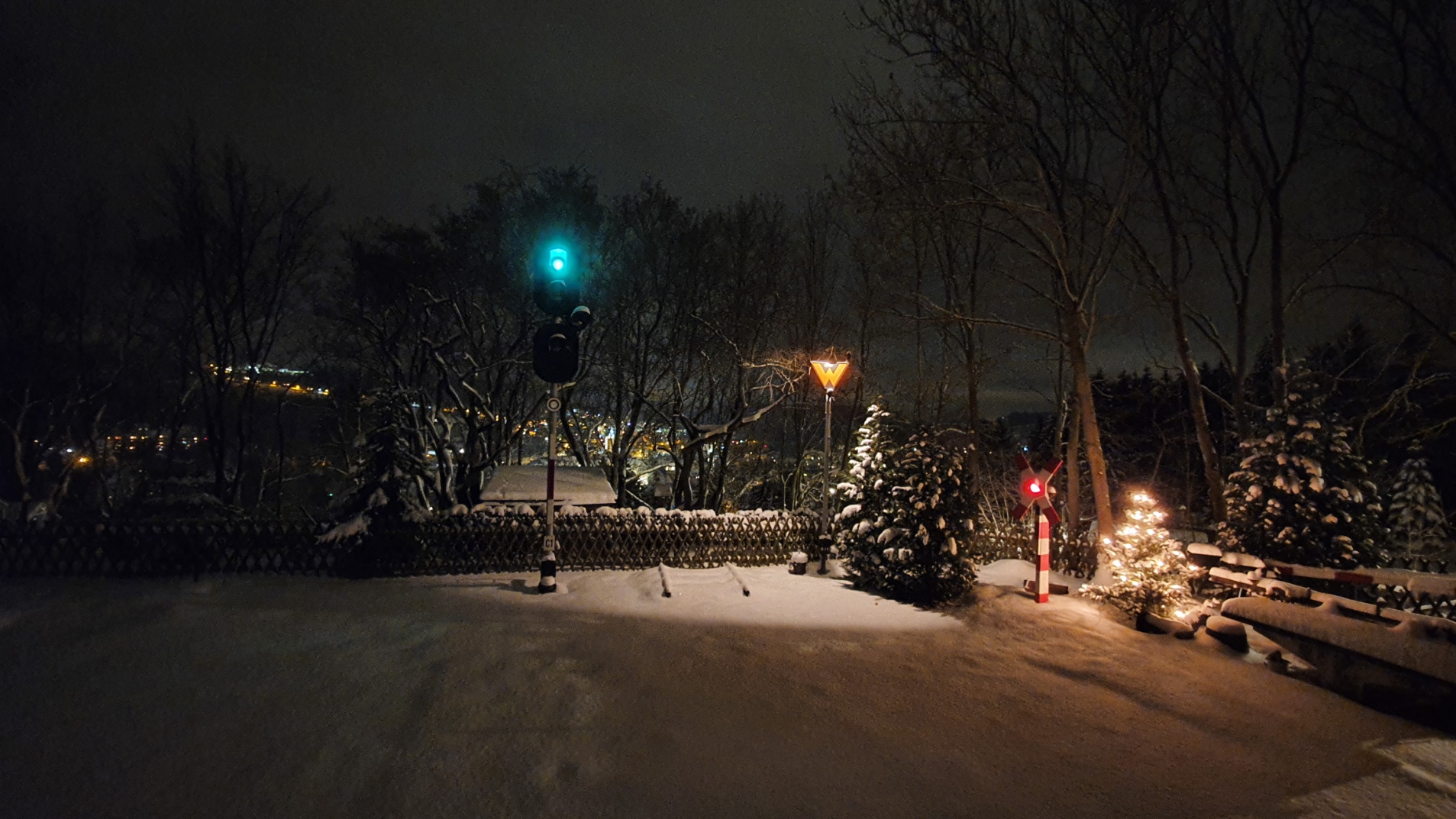 Signalgarten im Winter